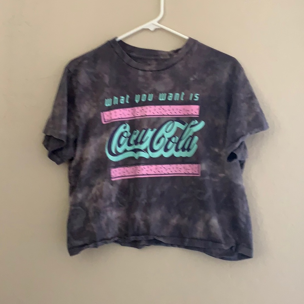 Coco Cola Cropped Shirt - Picture 1 of 2